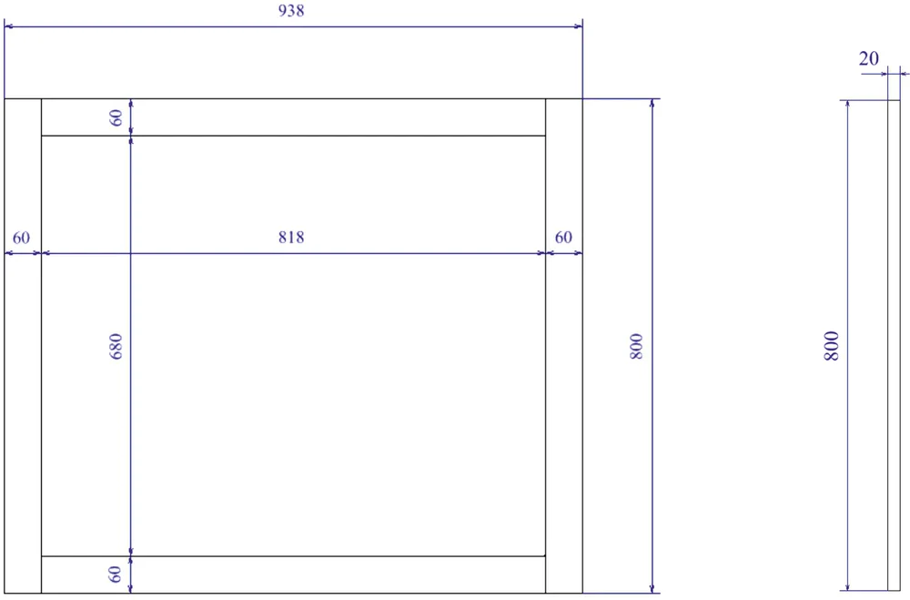 Зеркало Sanflor Ванесса 95, белое от магазина ЛесКонПром.ру