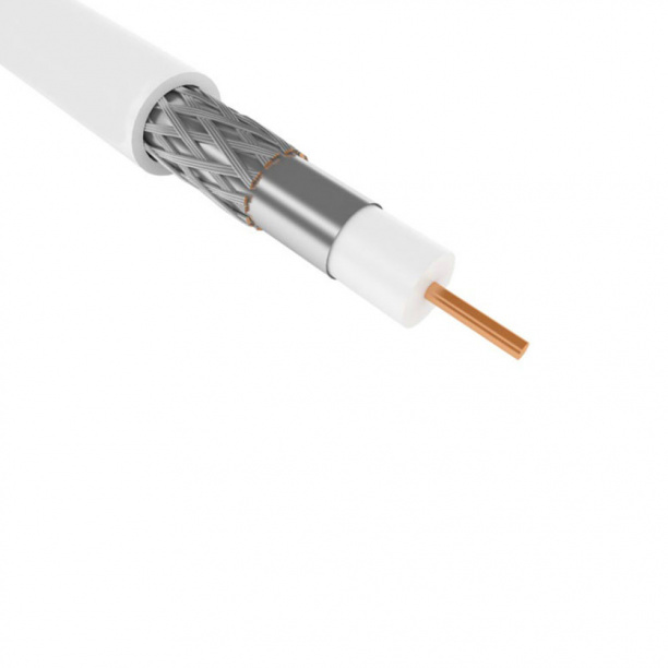 Кабель ТВ медный SAT 752 (17VAtC) 25 м от магазина ЛесКонПром.ру