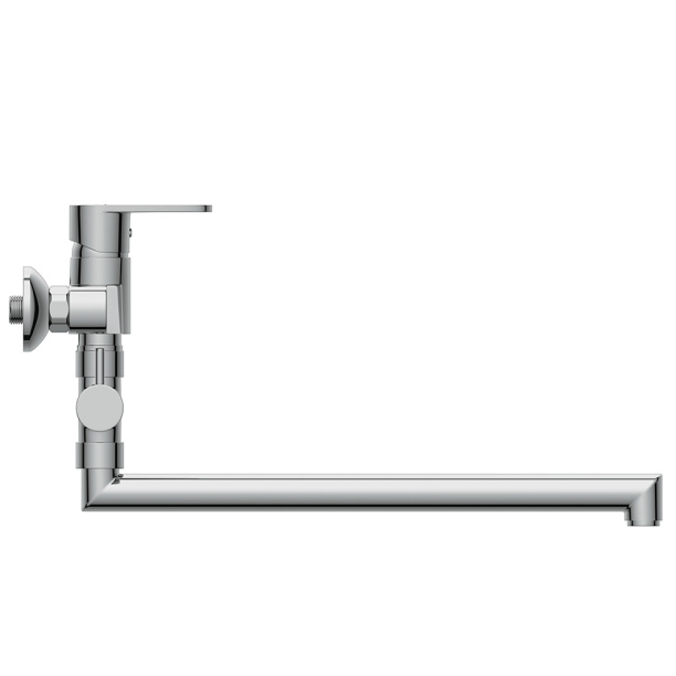 Смеситель для ванны Cersanit Cari длинный излив хром от магазина ЛесКонПром.ру