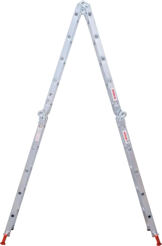 Алюминиевая четырехсекционная лестница-трансформер 400 мм NV2322 НОВАЯ ВЫСОТА 4Х5 арт.2322405 от магазина ЛесКонПром.ру