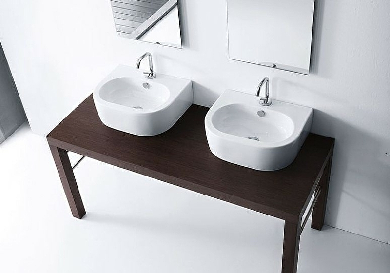 Раковина Kerasan Flo 50 314101*1 Белая от магазина ЛесКонПром.ру