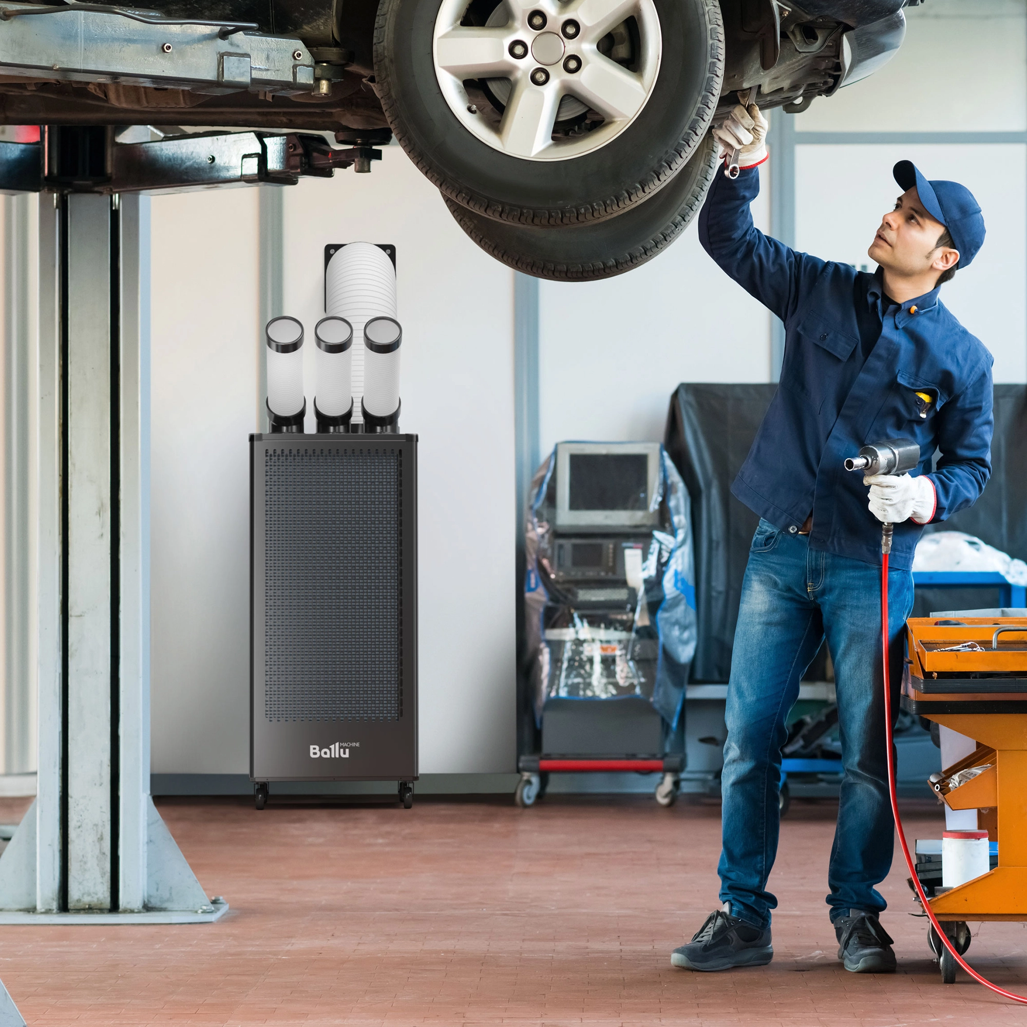 Мобильный промышленный кондиционер BALLU BGK9 от магазина ЛесКонПром.ру