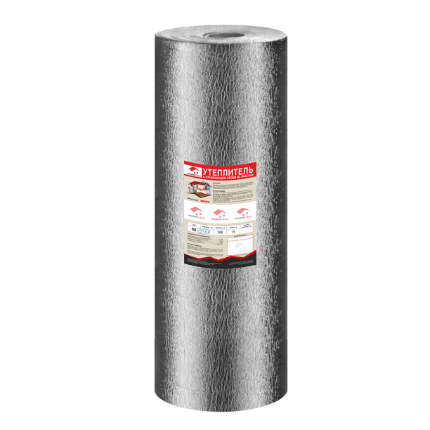 Изоляция отражающая ППИ-ПЛ лавсан 5 мм 1x15 м от магазина ЛесКонПром.ру