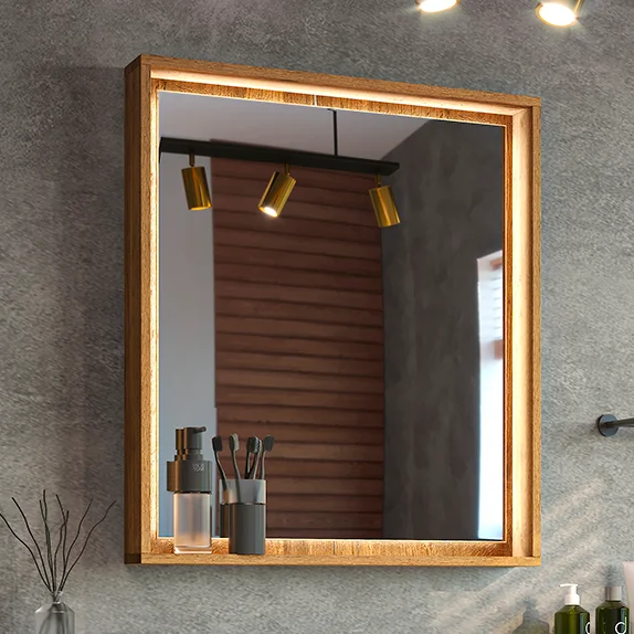 Зеркало Brevita Dallas 70 с полкой от магазина ЛесКонПром.ру