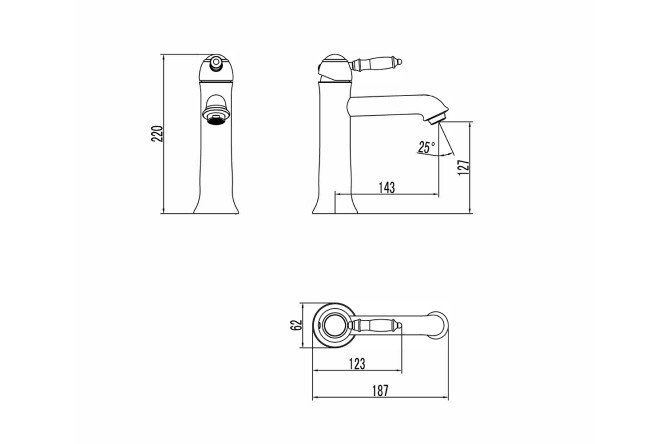 Смеситель для раковины LEMARK Villa 80440953 от магазина ЛесКонПром.ру
