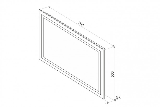 Зеркало настенное Торрес 80336250 от магазина ЛесКонПром.ру