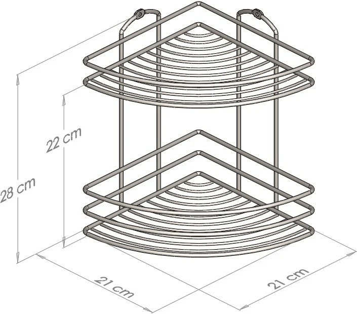 Полка Tekno-tel BK022SSM от магазина ЛесКонПром.ру