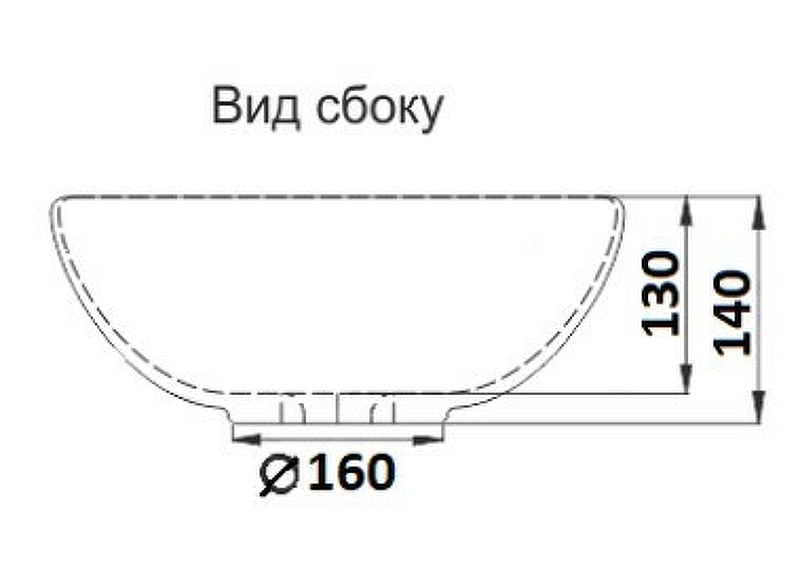 Раковина-чаша CeramaLux 41 104MC-1 Капучино от магазина ЛесКонПром.ру
