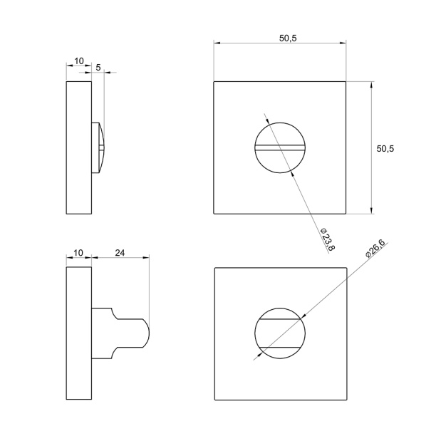 Дверные накладки с заверткой RENZ супербелые от магазина ЛесКонПром.ру