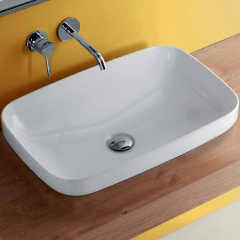 Раковина Kerasan Tribeca 60 514301 Белая от магазина ЛесКонПром.ру