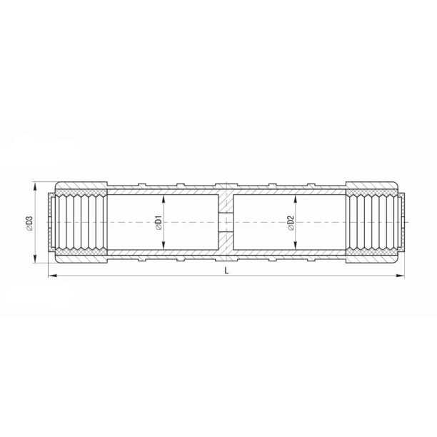 Гильза соединительная для СИП IEK 16-16 от магазина ЛесКонПром.ру