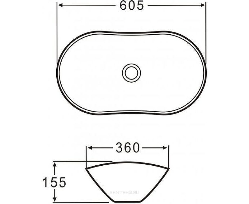 Раковина-чаша BelBagno 60 BB1404-H316 Бежевая матовая от магазина ЛесКонПром.ру