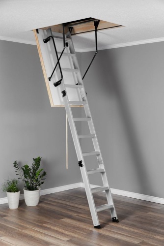 Чердачная алюминиевая ALU PROFI LITE с люком 60Х120, H 350см OMAN от магазина ЛесКонПром.ру