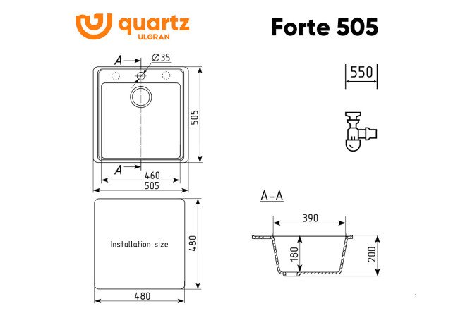 Мойка Forte 80531955 от магазина ЛесКонПром.ру