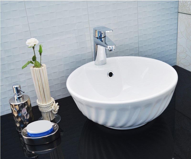 Раковина-чаша CeramaLux 41 9074 Белая от магазина ЛесКонПром.ру