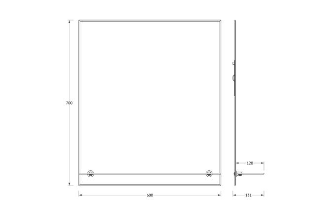 Зеркало EVOFORM Attractive  80521935 от магазина ЛесКонПром.ру