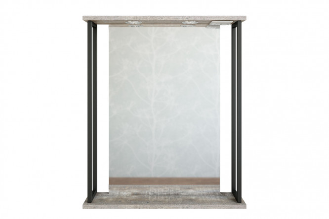 Зеркало с полкой Sanflor Бруклин 80410904 от магазина ЛесКонПром.ру