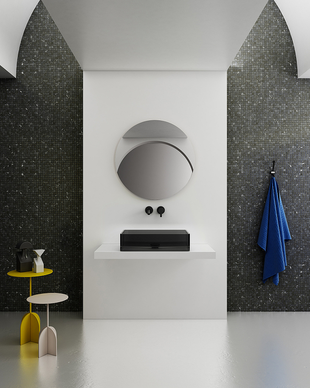 Раковина-чаша Abber Kristall 60 AT2803Onyx Черная от магазина ЛесКонПром.ру