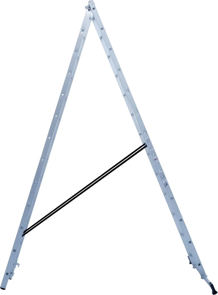 Лестница алюминиевая двухсекционная Новая Высота 2x13 арт. 1220213 от магазина ЛесКонПром.ру