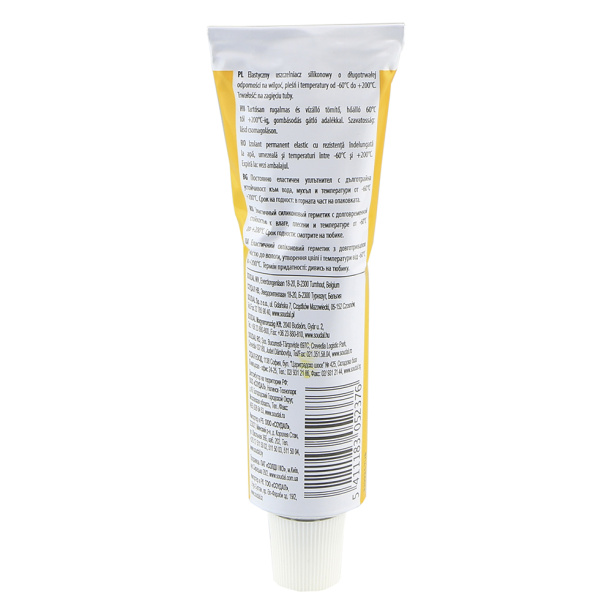 Герметик силиконовый SOUDAL санитарный 60 мл белый от магазина ЛесКонПром.ру