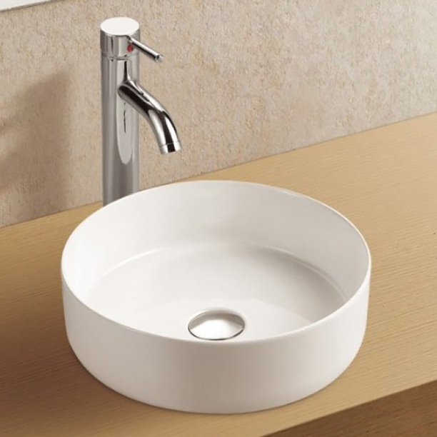 Раковина на столешницу Azario 35 см белый глянец от магазина ЛесКонПром.ру