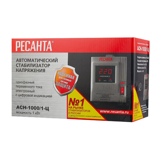Стабилизатор Ресанта 1 кВт от магазина ЛесКонПром.ру