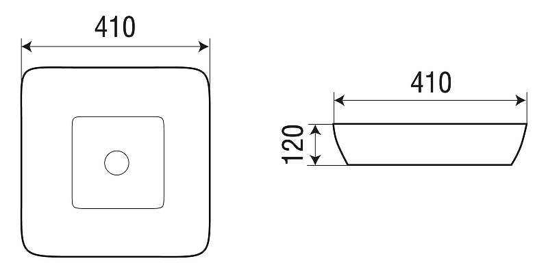 Раковина-чаша WeltWasser Elbach 2079 41 10000004562 Белый глянец от магазина ЛесКонПром.ру