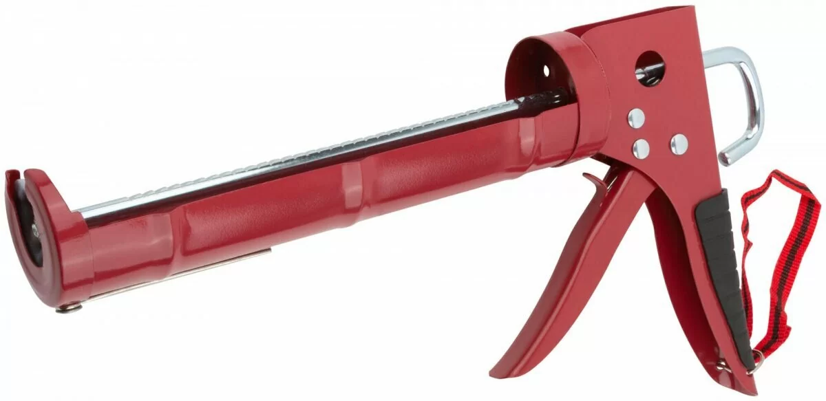 Пистолет для герметика полукорпусной КУРС 14165 225 от магазина ЛесКонПром.ру