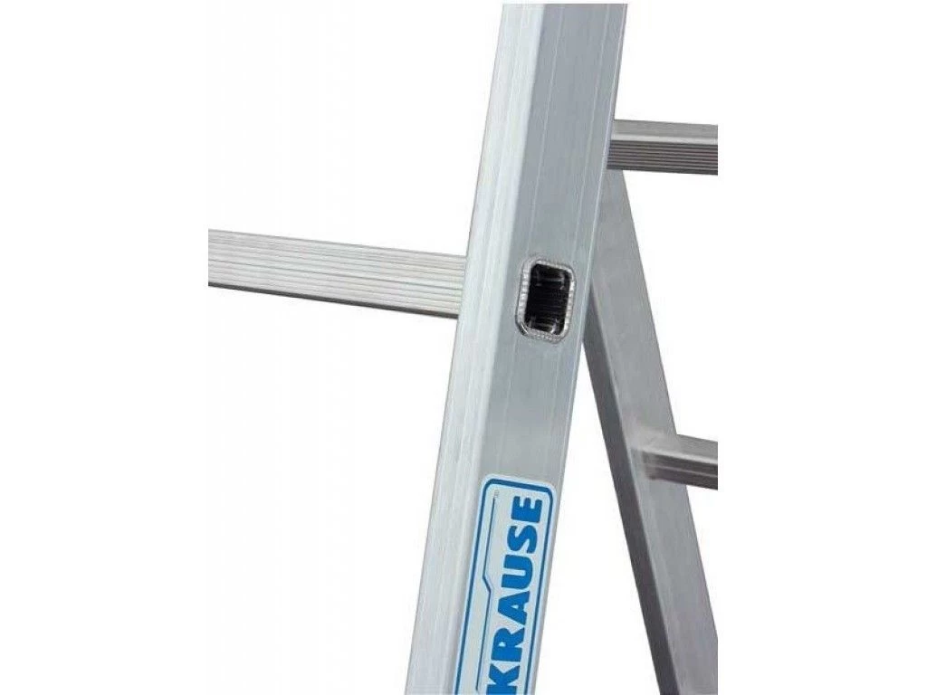 Стремянка алюминиевая двухсторонняя Krause Stabilo 2х7 ступеней (арт. 124913) от магазина ЛесКонПром.ру