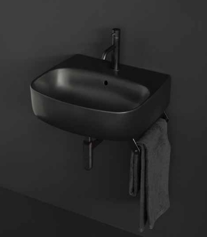 Раковина Kerasan Nolita 50 534031*1 Черная матовая от магазина ЛесКонПром.ру