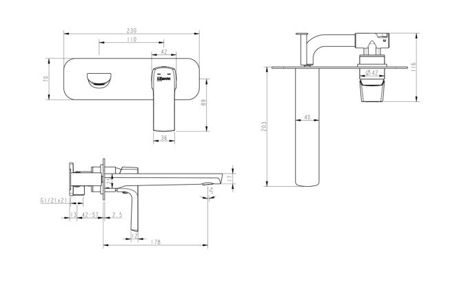 Смеситель LEMARK Ursus 80440984 от магазина ЛесКонПром.ру