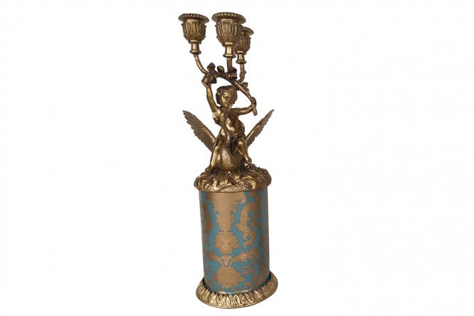 Подсвечник на 3 свечи E656 80450849 от магазина ЛесКонПром.ру