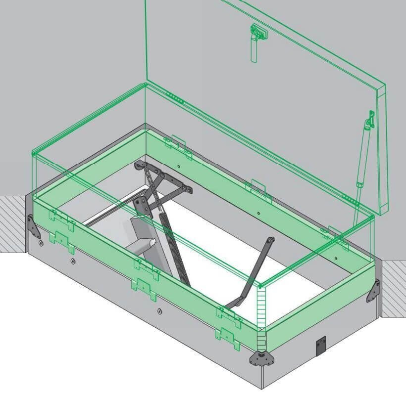 Надставка FAKRO LXN RU 60х120 см от магазина ЛесКонПром.ру