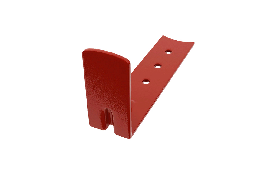 Кронштейн начального ряда 86х41х2мм RAL3009 от магазина ЛесКонПром.ру