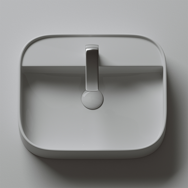 Раковина Ceramica Nova Element 55 CN6034 Белая от магазина ЛесКонПром.ру