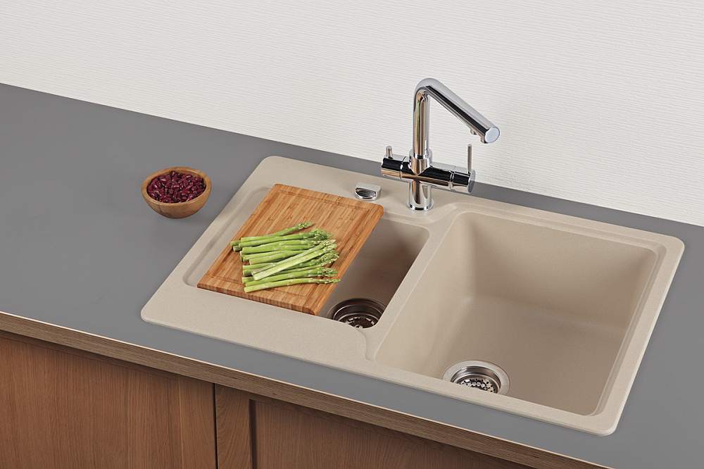 Кухонная мойка CAMBRIDGE 60D CRISTALITE 700706 от магазина ЛесКонПром.ру