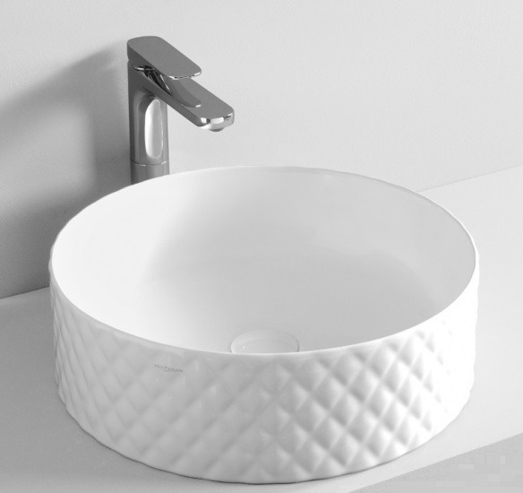 Раковина Artceram Rombo 44 OSL009 01 00 Белая от магазина ЛесКонПром.ру