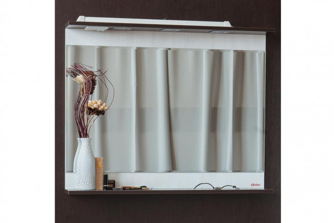 Зеркало с полкой Sanflor Толедо 80353235 от магазина ЛесКонПром.ру