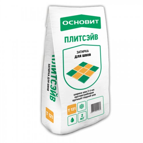 Затирка для швов цементная Основит Плитсэйв XC6 E 023 графит, 2 кг от магазина ЛесКонПром.ру