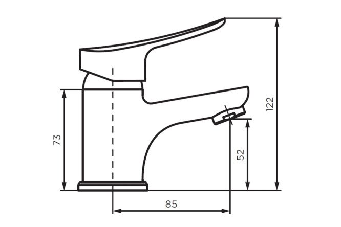 Смеситель для умывальника Norma 80529569 от магазина ЛесКонПром.ру