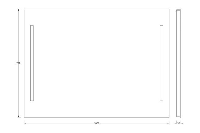 Зеркало EVOFORM Ledline 80372849 от магазина ЛесКонПром.ру