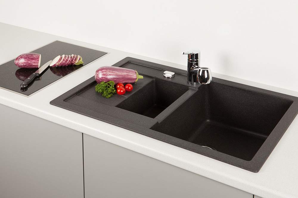 Кухонная мойка ASTER 60D CRISTALITE 700766 SCHOCK от магазина ЛесКонПром.ру