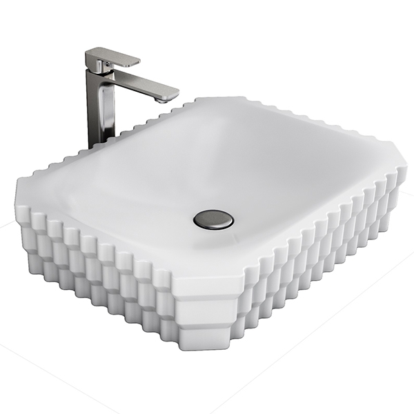 Раковина Bien Shine 61 SHLG06101FD0W3000 Белая от магазина ЛесКонПром.ру