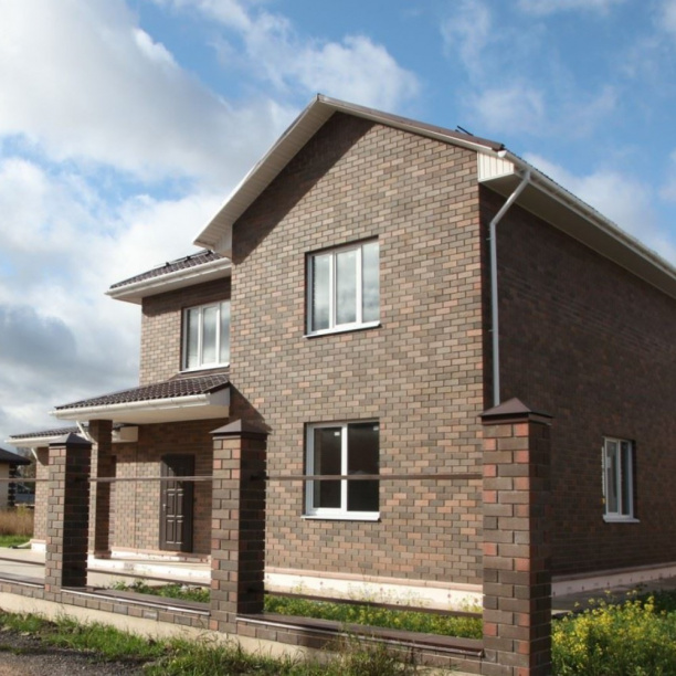 Кирпич облицовочный керамический М200 Графит лава 250x120x65 мм от магазина ЛесКонПром.ру