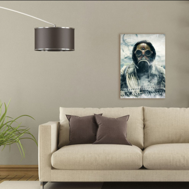 Картина Сталкер 47х68 см на ПВХ от магазина ЛесКонПром.ру