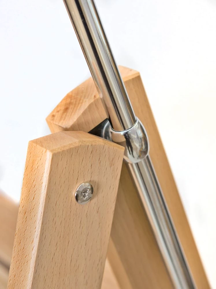 Стремянка деревянная Hoz-Block Серж 3 ступени Светлая (арт. СДР-3С) от магазина ЛесКонПром.ру