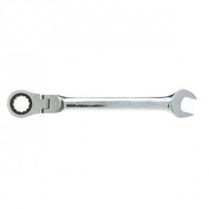 Ключ комбинированный 17 мм с трещоткой на шарнире NEO Tools