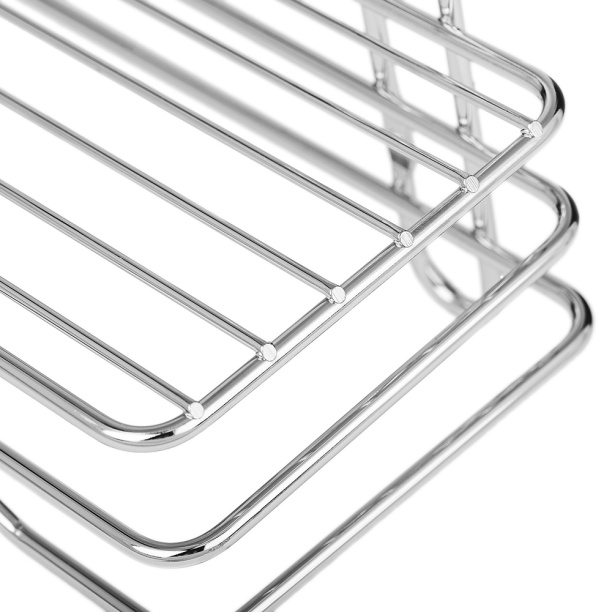 Полка сетчатая ЧМЗ Стамбул 1-ярусная прямая от магазина ЛесКонПром.ру