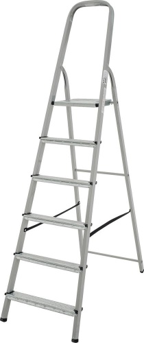 Стремянка стальная со стальными ступенями Новая Высота 6 ступеней (арт. 1150106) от магазина ЛесКонПром.ру