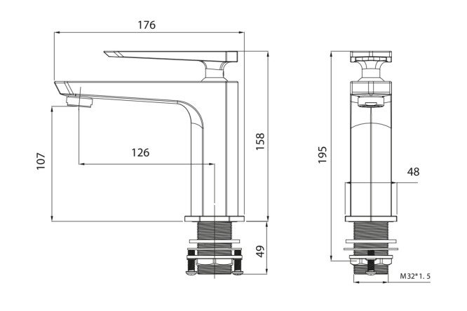 Смеситель для раковины LEMARK Prizma 80440924 от магазина ЛесКонПром.ру
